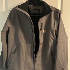 NWT Carhartt Men's Gray Rain Defender Jacket